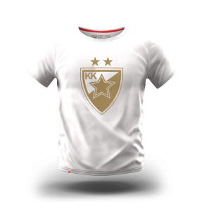 BC Red Star T-shirt Emblem 2 - white