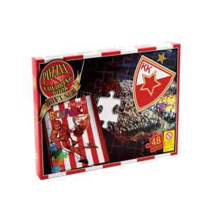 BC Red Star Puzzle 48 parts + coloring book
