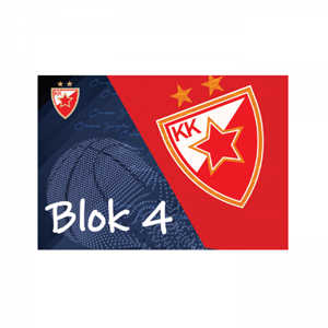 KK Crvena Zvezda blok za crtanje br.IV