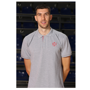 KK Crvena Zvezda Polo majica X KKCZ siva-1