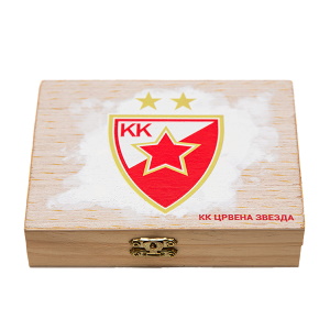 KK Crvena Zvezda vodene i voštane bojice SET + gumica, rezač-2