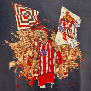 KK Crvena Zvezda majica Moneke teget -1