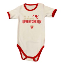 BC Red Star short sleeve baby body I love CZ