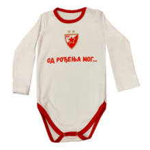 BC Red Star baby body long sleeve 
