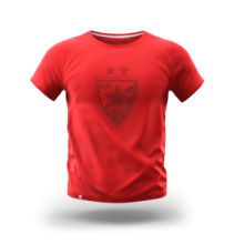 BC Red Star T-shirt coat of arms - red