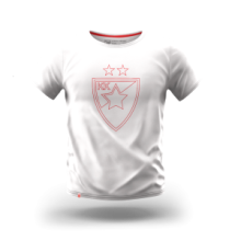 BC Red Star T-shirt Coat of arms - white