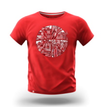 BC Red Star T-shirt Motif red
