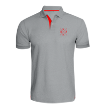 BC Red Star Polo shirt X KKCZ gray