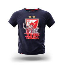 KK Crvena Zvezda majica The Trojka teget 