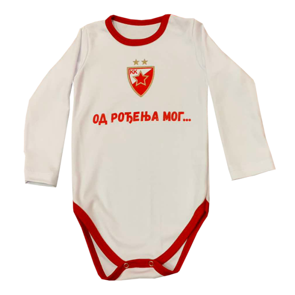 BC Red Star baby body long sleeve 