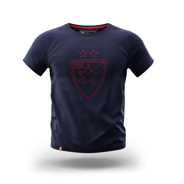 BC Red Star T-shirt coat of arms - navy blue